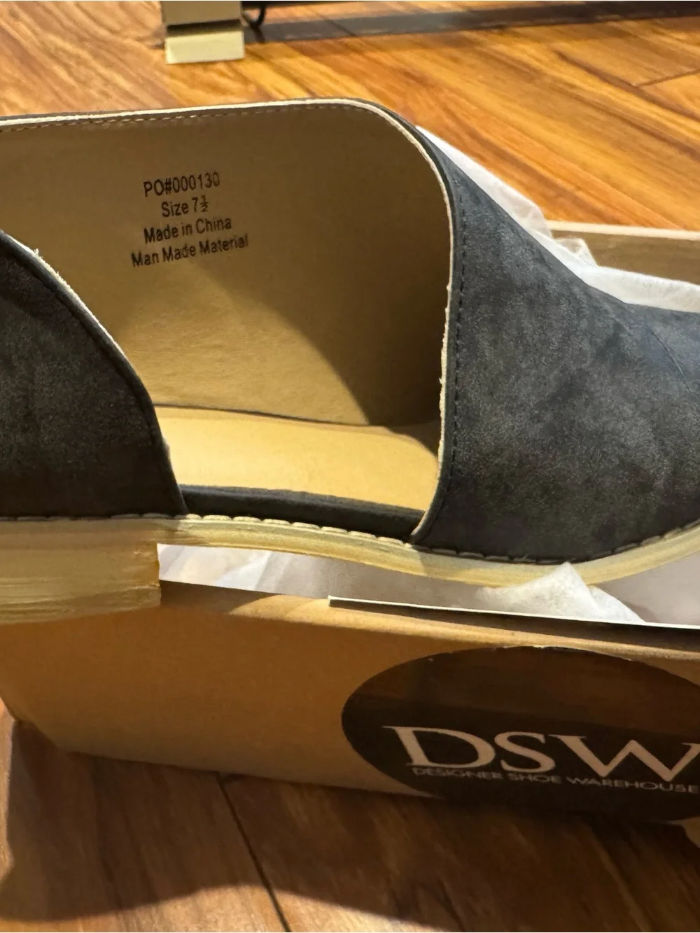 Black Suede Slip-On Low Heel Loafer